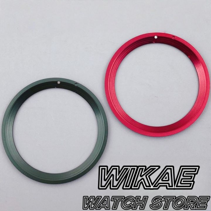 30.6mm*38mm%20Vingtage%20Gold%20Red%20Green%20Ceramic%20Watch%20Bezel%20Insert%20With%20Rose%20Calibation%20Cyan%20Luminous%20Fit%2040mm41mm%20SUB%20007%20Case%20-%20Image%203