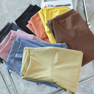 Womens Yoga Pants Seven-Five Fitness Running Breathable Quick-Dry Shorts Summer Pilates Sport Pants Sweat Absorbent Nylon