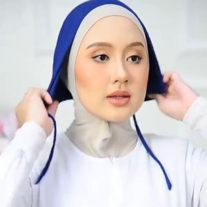 INNER TALI DAGU ANTI MIGRAINE ANAK TUDUNG TALI BERDAGU COTTON PREMIUM