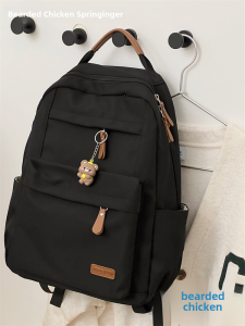 Red Backpack Bags Female Japanese Style Vintage Travel Backpack Fashion Commuter Computer Bag Young Adult Student Class Schoolbag