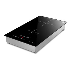 AOMIKANG | Dual Zone Electric Ceramic Cooktop Compact Smart