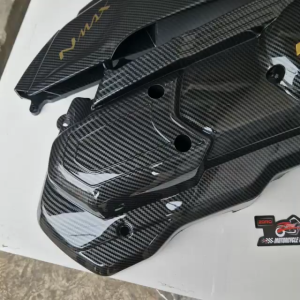 Paket Cover Tutup Cvt Filter Udara Nmax New List Tulisan Gold Carbon Zoro