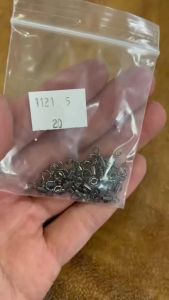 50pcs 3Way Barrel Cross Line Fishing Swivel Brass Fishing Hook Line Connector Fishing Accessories