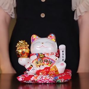 Mèo Thần Tài vẫy tay - cao 16cm