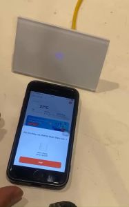 Công tắc thông minh tuya Wifi bình nóng lạnh máy lạnh 20A  công suất cao 4400w bật tắt hẹn giờ từ xa