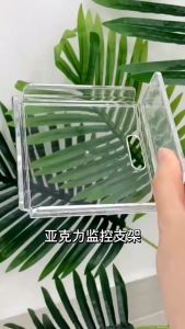 CCTV Holder Camera Stand Camera Rack Self Adhesive Free Punch Acrylic Projector Bracket Home Monitoring Suppor 摄像头置物架