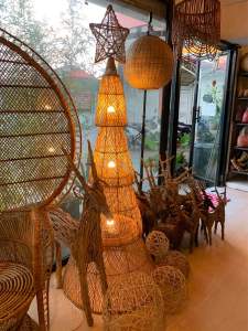 Rattan Native Collapsible Christmas Tree