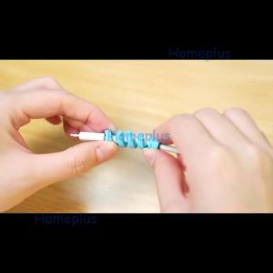 Pelindung Ujung Kabel Spiral Cable Saver Charger Protector Usb Cable Isi 5pcs