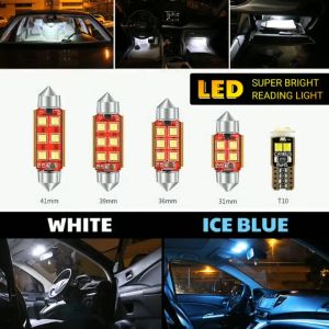 (HONDA) CRV 1PC LED Car Dome Light T10/W5W C5W 31mm/36mm/39mm/41mm License Plate Light Reading Light