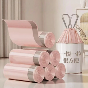 Durable Drawstring Trash Bags