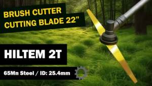 HILTEM BRUSH CUTTER CUTTING BLADE - GOLD 22" (65MN)/BRUSH CUTTER BLADE MATA PISAU MESIN RUMPUT