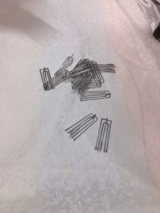 30 Pcs Kait Gorden Cantolan Gorden Jendela Pengait Gorden Besi Hook Hordeng Kaitan Hordeng 4 Kaki Gorden Pengait Kawat