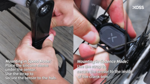 Cảm Biến Tốc Độ / Cảm Biến Nhịp XOSS Arena Speed/Cadence Sensor ANT+ BLE 5.0 Dual Tương Thích Apple Watch Garmin Bryton