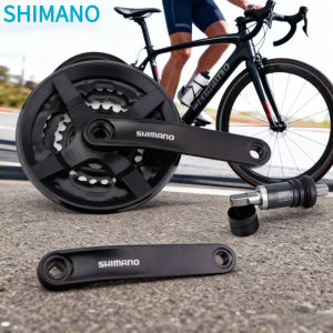 SHIMANO | SHIMANO TOURNEY TY FC TY301 Mountain Bike Crankset 42-34-24T 170MM 3X8/7/6-speed Chainwheel Bicycle Parts