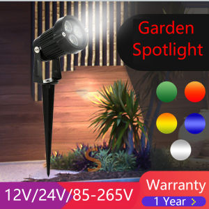 【Ready Stock】9W LED Lawn Light IP65 Waterproof Tree lamp Garden Floodlight Garden Light Outdoor Light 9W Lawn Lamp Yard Patio Path Spotlight Lamp AC 12V/220V Tree lamp Street Lights with Spike For Garden Yard Path Driveway Landscape Light