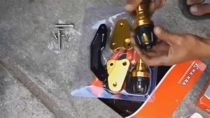 Jalu Slider Pelindung Knalpot Aerox & Frame Slider Jalu Knalpot