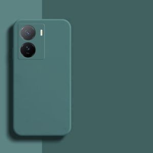 Vivo Y36 4G/5G คุณเล็กน้อย 2023 เครื่องประสบการณ์ที่มี Capas ด้านหลังซิลิโคนเหลวกระแทกฝาครอบ เนื้อนิ่ม TPU เต็มรูป พร้อมการลำลองธุรกิจแฟชั่น