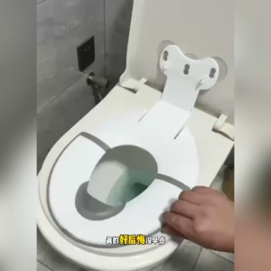TWOL SHOP 1pcs Childrens Toilet Seat Foldable Portable Toilet Seat Home Bathroom Outdoor Non-Slip Toilet Seat