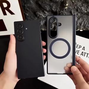 CHUBAN | Full Hinge Protection For Magsafe Case For Samsung Galaxy Z Fold8 Ultra 7 6 5 4 Matte Magnetic Phone Cover With Screen Protector