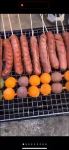 Folding Portable Outdoor Charcoal BBQ Grill for Camping and Hiking