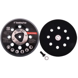 1/2 Miếng Đệm Chà Nhám 8 Lỗ 5 Inch Dùng Cho Máy Mài Điện Đánh Bóng Và Chà Nhám Thân Xe Bằng Kim Loại