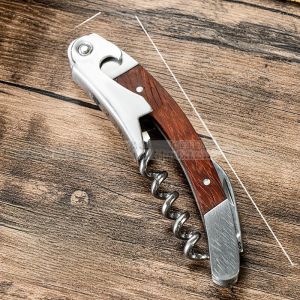 High-End Wine Bottle Opener Solid Wood Sea Horse Knife Multi-Function Stainless Steel Beer Opener Wine Tool Multi-Purpose