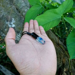 Kalung Pria Wanita Viral Resin Blue Red Black Green Yellow Keren 2021