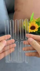 100PCS Self Adhesive Silicone Clear Bumpers Wall Protector Furniture Refrigerator Door Cabinet Glass mute Buffer Anti-crash Pad