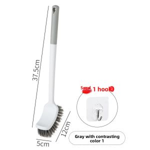 Long Handle Toilet Brush Soft Bristle No Dead Angles Cleaning Toilet Brush Household Practical New Model Bathroom Cleaning Tool