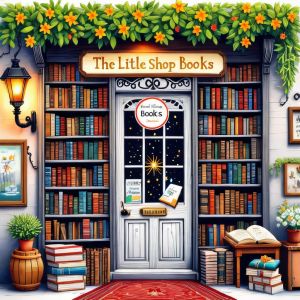 DIY Full 11CT Embroidery Cross Stitch Kits Vintage Bookstore Facade Pre Printed Aida Cloth Needles Threads Scenery Home Decor