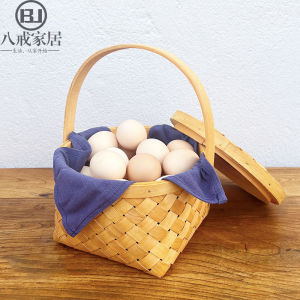 Giỏ Đựng Trứng Bát Giới Phật Viết Giỏ Tre Thủ Công Giỏ Xách Giỏ Đan Giỏ Rau Đan Mây Hình Tròn Cỡ Lớn Có Nắp