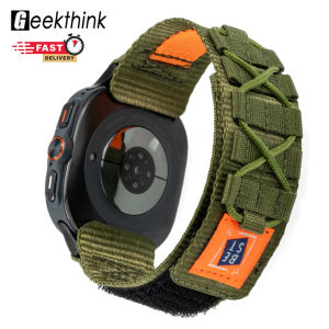 GEEKTHINK สายไนลอนกีฬาพอดีตัวเร็วสำหรับนาฬิกา Samsung Galaxy Watch สายรัดพิเศษติดตามไม่มีช่องว่างสำหรับ Samsung Galaxy 7 Ultra 47Mm
