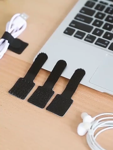 【 In Stock 】 Self-adhesive Cable Ties Reusable Fastening Wire Organizer Cord Rope Holder Pengikat Kabel 线缆固定扎带