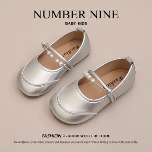 Girl Princess Leather Shoes 2024 Spring & Fall New Childrens Shoes Little Girl Flats Flats Baby Girl Soft Bottom Gommino Western Style