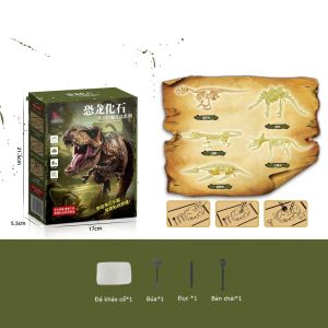 G52 Đồ Chơi Đào Hoá Thạch Khủng Long Toys Bộ Khảo Cổ Đào Xương Khủng Long GA625