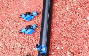 DRIP VALVE 16mm Drip Irrigation connector coupling with on-off switch ball valve drip tape Suitable for use with hard pipes / thick-walled pipes