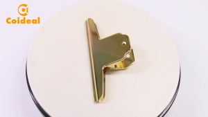 Coideal Gold Metal Bulldog Paper Clips 3 Pack Stainless Steel Large Bull Clips Clamps for Drawing Board Home Kitchen Office (5 7/10 Inch)