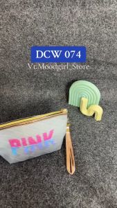TAS POUCH KOSMETIK WANITA / POUCH MAKE UP AESTHETIC TERBARU / POUCH SERBAGUNA DCW 0074