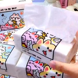 🔥 1 แถม 1 🔥 กระดาษเช็ดหน้า กระดาษทิชชู่ ทิชชู่ ทิชชู่พกพา ผลิตจากเยื่อกระดาษบริสุทธิ์ เหนียวนุ่ม ยืดหยุ่น