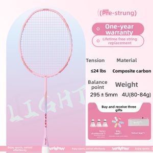WAVAW | Professional Ultra Light Carbon Fiber Badminton Rackets