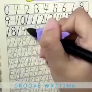4 in 1 Kids Reusable Learning Copybook Reading Magic Practice Writing Notebook Set With Pen Education Stationery