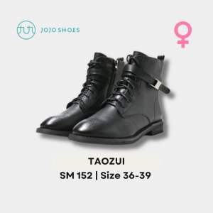 2358 Jojo Rich | Taozui | Sepatu Import Wanita Short Boots Women Fashion Shoes