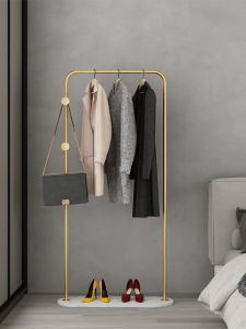 HAOTIEJIANG | Nordic Luxury Clothes Rack Metal and Marble Standing