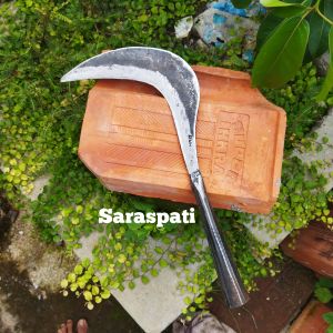 SABIT ARET PERTANIAN PEMOTONG RUMPUT DAN PADI - ARET GAGANG PIPA BESI KUAT TAHAN LAMA - ARET PERKEBUNAN SUPER TAJAM