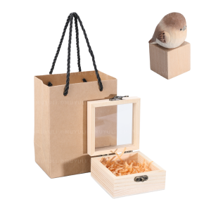 Handcrafted Wood Carving Border Collie Puppy Desktop Decoration Gift for Girlfriend Birthday Cute Animal Art Style Wooden Sculpture