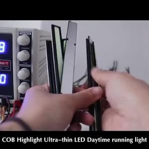 2pcs 17cm Universal Waterproof Daytime Running Lights COB Fog Lamp Car Styling Led Day Light DRL Lamp Fog Bar Lamp Strip Lights