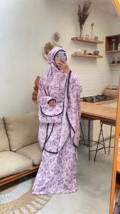 Mukena Tazbiya Hasna Pink Series JUMBO RAYON PREMIUM