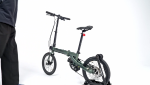 【Local Delivery】ROCKBROS 16 Inch Folding Bike Disc Brake Portable Foldable Bike 9 Speed Lightweight Aluminum Frame Leisure City Adult Student Bike