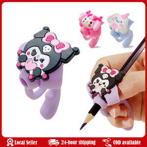 Children Silicone Pencil Holder Correction Device For Students Five Finger Pen Holder Writing Hold Pen Grip Posture Tool 5 Fingers Silicone Pencil Pen Holder Children Writing Learning Tool Stationery Aid Grip Posture Correction Device