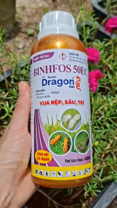 [TRUNG THIEN THINH] Thuốc trừ sâu BINHFOS 50EC hiệu DRAGON chai 450ml xông hơi cực mạnh trừ sâu rầy rệp bọ trĩ